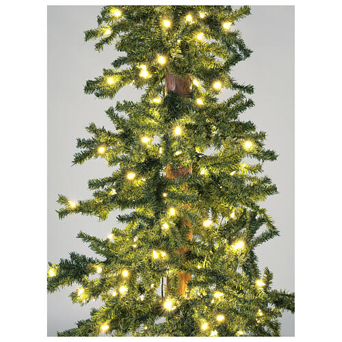 STOCK Árvore de Natal 210 cm modelo Slim Forest 300 LED branco quente 2