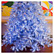 STOCK Vintage Silver Christmas tree 230 cm 400 cold white LEDs outdoor s2