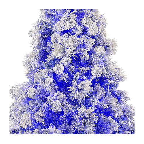 STOCK Árbol de Navidad 200 cm Virginia Blue nevado 250 led interior 2