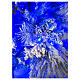 STOCK Snowy Virginia Blue Christmas tree 200 cm 250 LED indoor s5