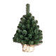 Slim Noble Spruce Christmas Tree 90 cm golden ribbon s1