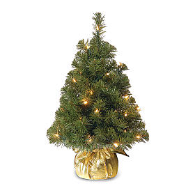 Slim Noble Spruce Christmas tree, 90 cm, 25 LED lights