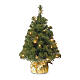 Árbol de Navidad 90 cm oro Noble Spruce Tree luces 25 led Slim s1