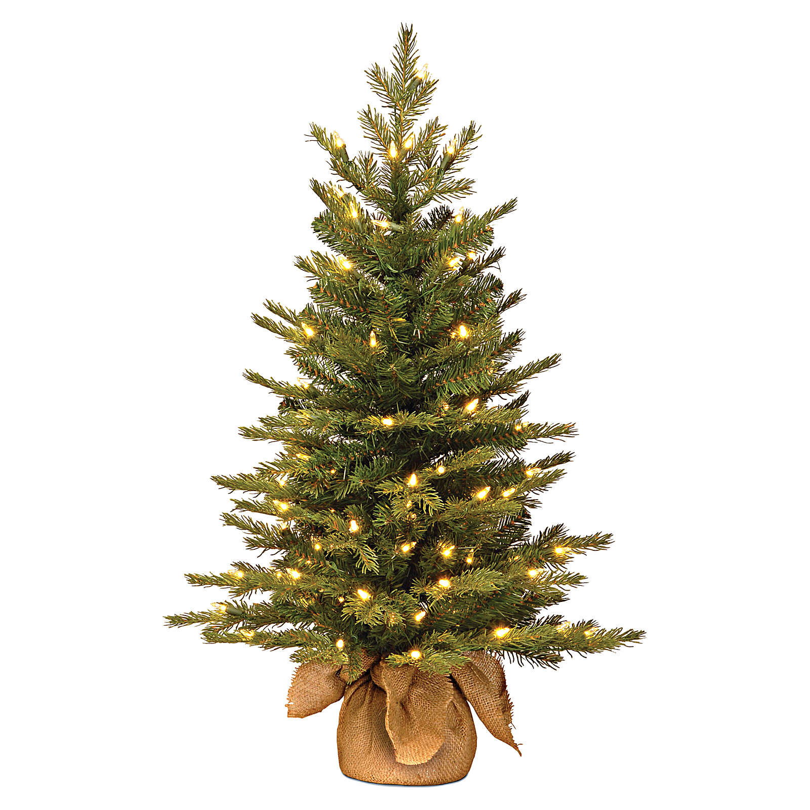 Sapin Noël 60 cm 15 LEDs jute Noble Spruce Slim vente en ligne sur