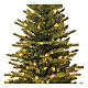 Árvore de Natal pequena 90 cm modelo Noble Spruce Slim base juta s2
