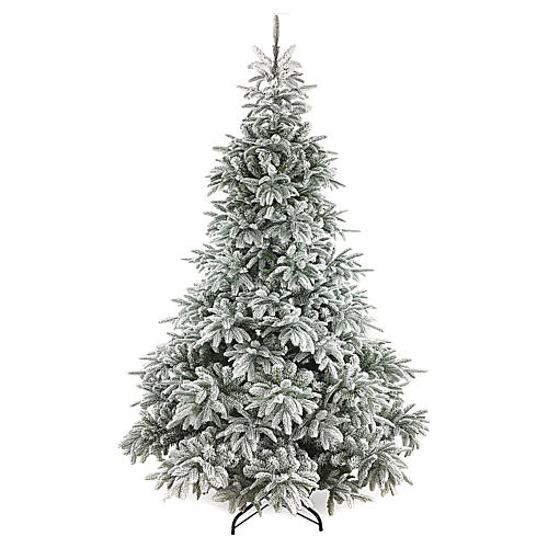 Árvore de Natal artificial 180 cm Andorra Frosted polietileno 1
