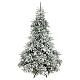 Albero di Natale 210 cm floccato poly Andorra Frosted s1