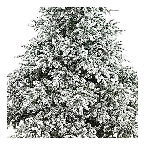 Árvore de Natal artificial 240 cm Andorra Frosted polietileno flocado 2