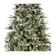 Poly Frosted Mountain Spruce Christmas Tree 210 cm with pinecones s2