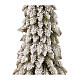 Copribase albero beige Babbo Natale poliestere 80 cm s2