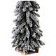 Downswept Forestree Flocked Christmas tree 150 cm s3