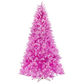 STOCK Fairy pink snowy Christmas tree, 270 cm, PVC
