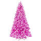STOCK Abeto rosa nevado 270 cm pvc Fairy Pink Navidad s1