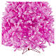 STOCK Abeto rosa nevado 270 cm pvc Fairy Pink Navidad s3