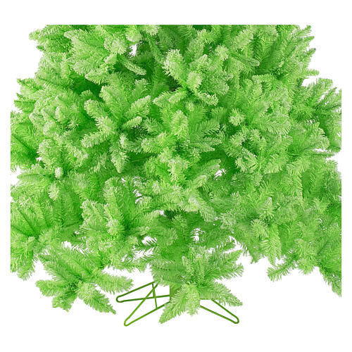 STOCK Choinka jasnozielona, ośnieżona PVC 230 cm Boże Narodzenie 3