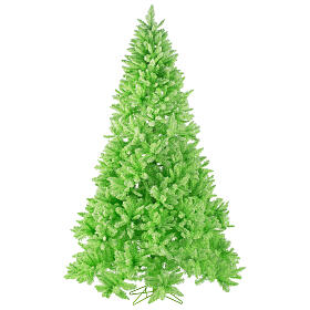 STOCK Abeto verde brillante nevado PVC 270 cm Navidad