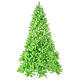 STOCK Sapin de Noël enneigé vert brillant pvc 270 cm s1