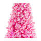 STOCK Fairy pink snowy PVC Christmas tree, 230 cm, 700 LED lights, 8 light settings s2