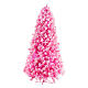 STOCK Árbol abeto rosa Fairy Pink Navidad PVC 700 led 8 movimientos 230 cm s1