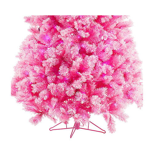 STOCK Fairy pink snowy PVC Christmas tree, 270 cm, 1000 LED lights, 8 light settings 3