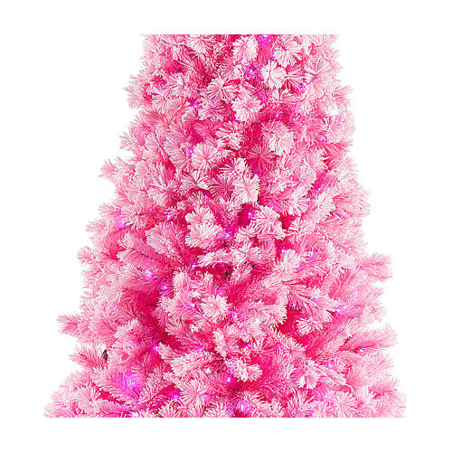 STOCK Choinka różowa Fairly Pink, 1000 led 8 gier światła PVC 270 cm 2