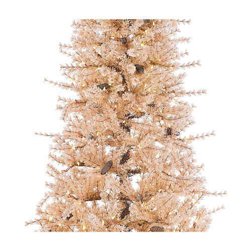 STOCK Victorian pink Christmas tree, 230 cm, PVC 2