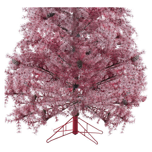 Tannenbaum in rosa Victorian Burgundy für Weihnachten, 270 cm 3