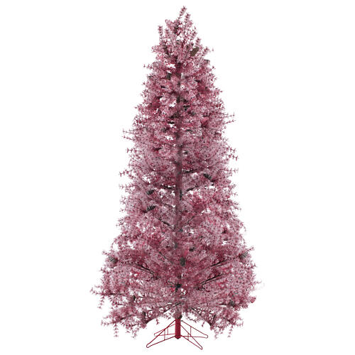 STOCK Victorian burgundy Christmas tree, 270 cm, PVC 1