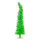 STOCK Fancy shiny green PVC Christmas tree, 180 cm, 300 LED lights s1
