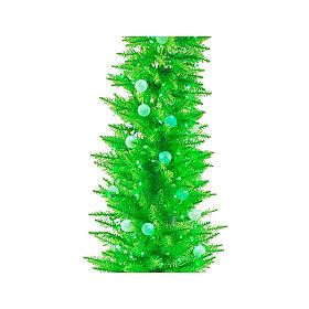 STOCK Abete verde brillante Fancy Tree Natale 180 cm 300 led