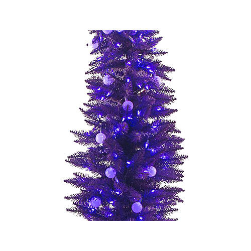 Weihnachtstanne violett Fancy Tree mit 300 LEDs, 180 cm 2