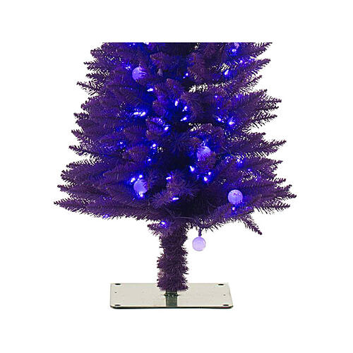 Weihnachtstanne violett Fancy Tree mit 300 LEDs, 180 cm 3
