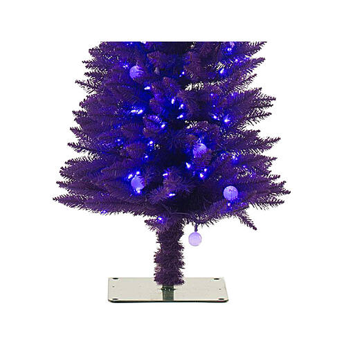STOCK Fancy purple PVC Christmas tree, 180 cm, 300 LED lights 3