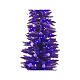STOCK Fancy purple PVC Christmas tree, 180 cm, 300 LED lights s2
