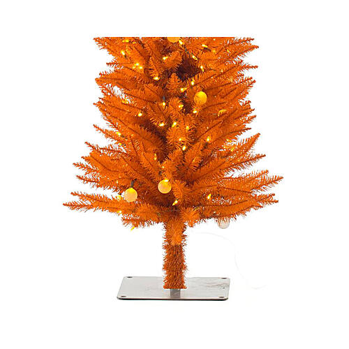 Weihnachtstanne orange Fancy Tree mit 300 LEDs, 180 cm 3