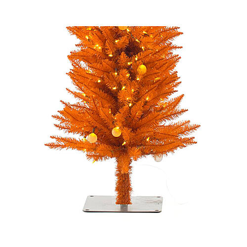 STOCK Sapin de Noël Fancy orange 180 cm 300 LEDs 3