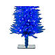 STOCK Albero abete turchese Fancy Tree 210 cm 400 led Natale s3