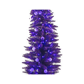 Weihnachtstanne violett Fancy Tree mit 400 LEDs, 210 cm