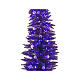 STOCK Fancy purple PVC Christmas tree, 210 cm, 400 LEDs s2