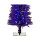 STOCK Fancy purple PVC Christmas tree, 210 cm, 400 LEDs s3