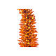 STOCK Fancy orange PVC Christmas tree, 210 cm, 400 LEDs s2