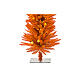 STOCK Fancy orange PVC Christmas tree, 210 cm, 400 LEDs s3