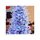 STOCK Flocked Victorian blue Christmas tree, 270 cm, 600 cold white LEDs s2
