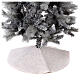 Christmas Tree base cover, white-grey felt, d. 70 cm s2