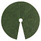 Christmas tree skirt green felt d. 70 cm s1