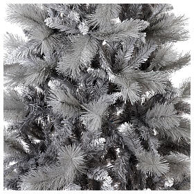 Silver Tourmaline Christmas Tree, 210 cm, glittery silver
