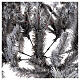 Sapin de Noël Silver Tourmaline 210 cm paillettes argent s4
