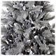 Albero di Natale Silver Tourmaline 210 cm glitter argento s2