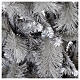 Albero di Natale Silver Tourmaline 210 cm glitter argento s3