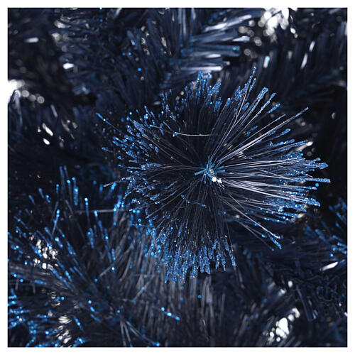 Starry Sapphire Blue Christmas Tree, 210 cm, glittery blue 3